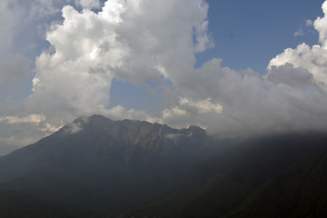 Image showing Misty mountains