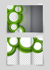 Image showing Tri-fold brochure template design