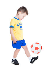 Image showing Nice little Ukrainian footballer