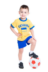 Image showing Nice little Ukrainian footballer