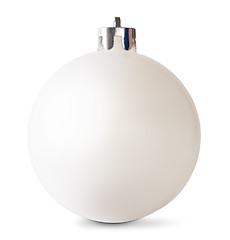 Image showing White Christmas Ball