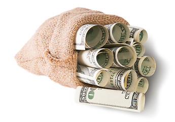 Image showing Money in the bag