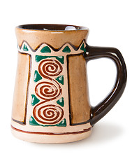Image showing Old Ceramic Beer Mug
