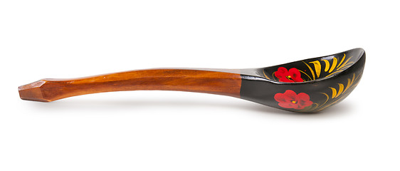 Image showing Painted Wooden Spoon