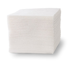 Image showing Stack Of Paper Napkins