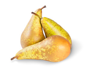 Image showing Three Ripe Pears