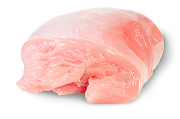 Image showing Raw Turkey Breast On A White Background