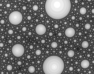 Image showing White bubbles