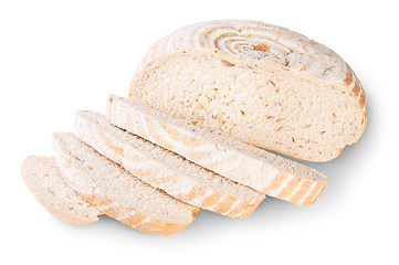 Image showing Unleavened Bread Sliced With Dill Seeds