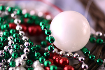 Image showing Christmas balls, new year decoration