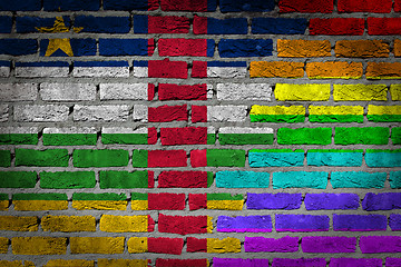 Image showing Dark brick wall - LGBT rights - Central African Republic