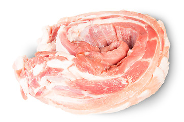 Image showing Raw Pork Ribs On A Roll