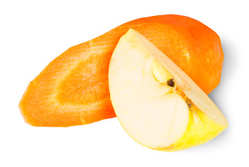 Image showing Slices Carrot And Apple