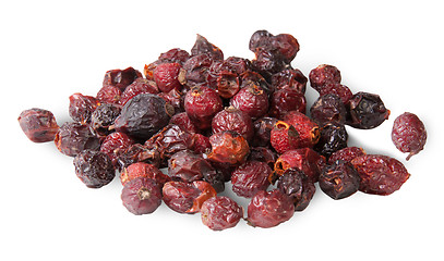 Image showing Heap Of Dry Rosehip Fruit