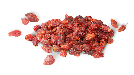 Image showing Pile Of Dry Rosehip Fruit