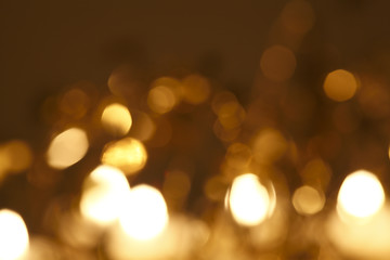 Image showing Golden bokeh