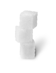 Image showing Three Sugar Cubes