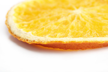 Image showing Closeup of a dried orange