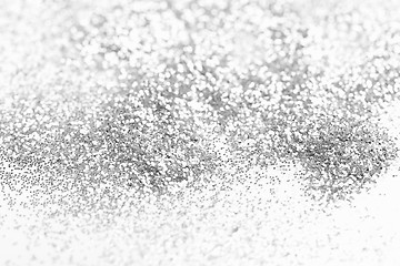 Image showing Silver glitter