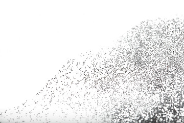 Image showing Silver glitter