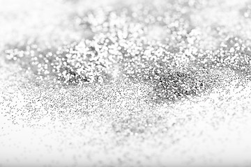 Image showing Silver glitter