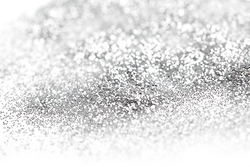 Image showing Silver glitter