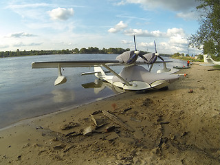 Image showing Parking seaplane