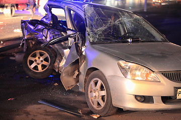 Image showing accident at Night