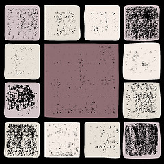 Image showing Ink splatters. Grunge design elements collection.