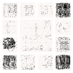 Image showing Ink splatters. Grunge design elements collection.