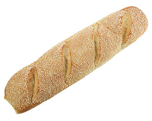 Image showing Bread Loaf With Sesame Seeds
