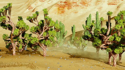 Image showing Joshua trees