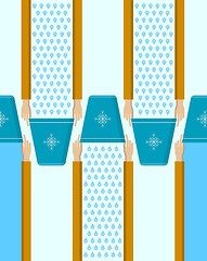 Image showing Vector background for Ice Bucket Challenge.