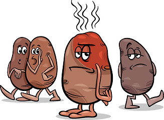 Image showing hot potato saying cartoon