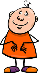 Image showing funny happy man cartoon illustration