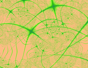 Image showing Green curves