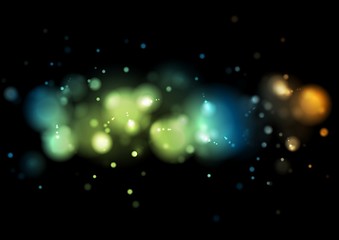 Image showing Abstract shiny lights background