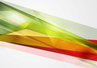 Image showing Colorful geometry vector background