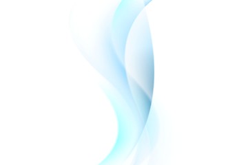 Image showing Blue wave abstract background