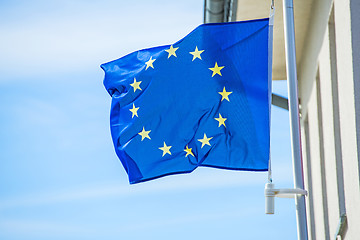 Image showing Flag of EU