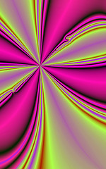 Image showing pink curves