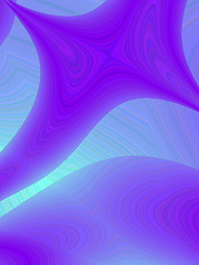 Image showing Blue curves