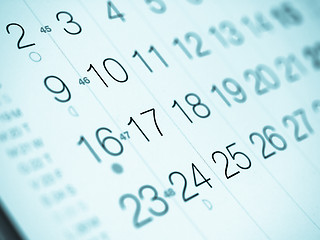 Image showing Calendar