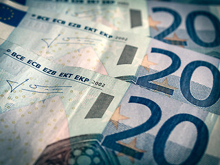 Image showing Retro look Euro picture