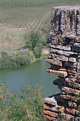 Image showing overlooking river