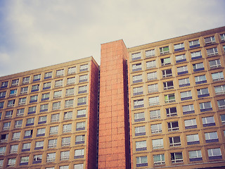 Image showing Retro look Alexander Platz Berlin