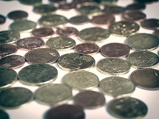 Image showing Retro look Euro coin