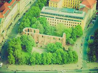 Image showing Retro look Klosterkirche Berlin