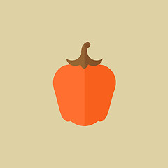 Image showing Pepper. Food Flat Icon