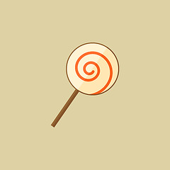 Image showing Candy. Food Flat Icon